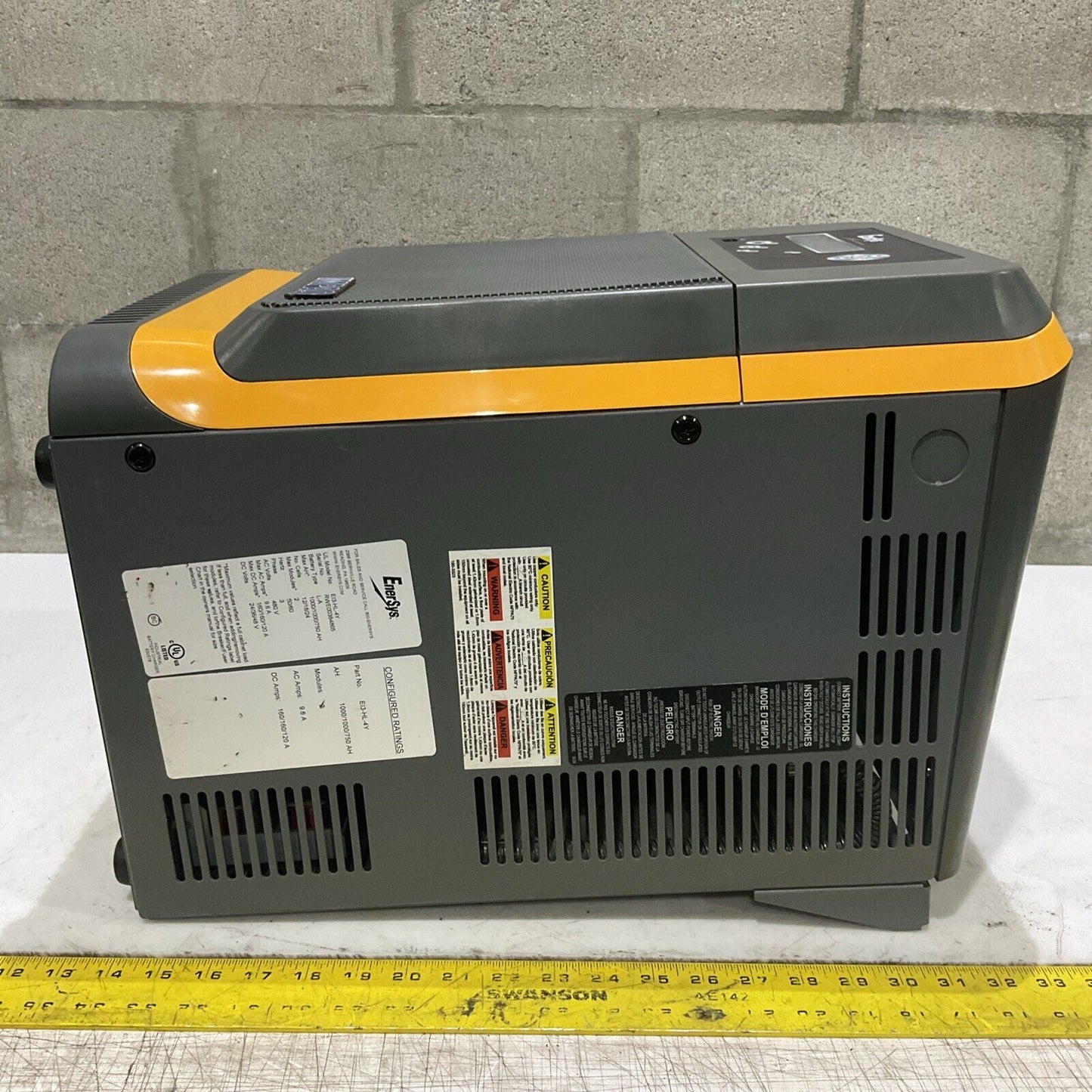 ENERSYS EI3-HL-4Y ENFORCER IMPAQ FORKLIFT L-A BATTERY CHARGER 3PH 480V 50/60 HZ