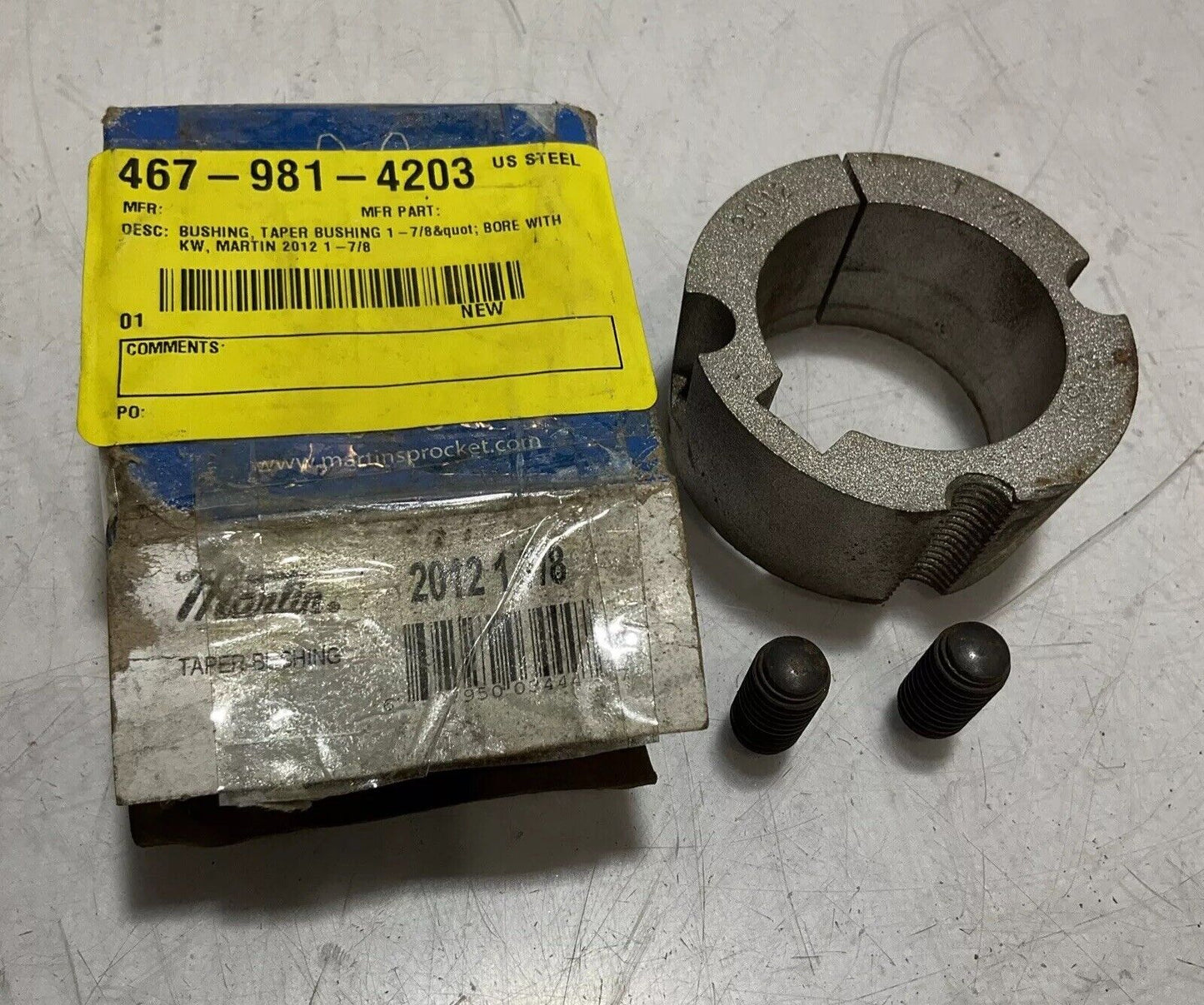 MARTIN 2012 1 7/8  BUSHING  TAPER  222