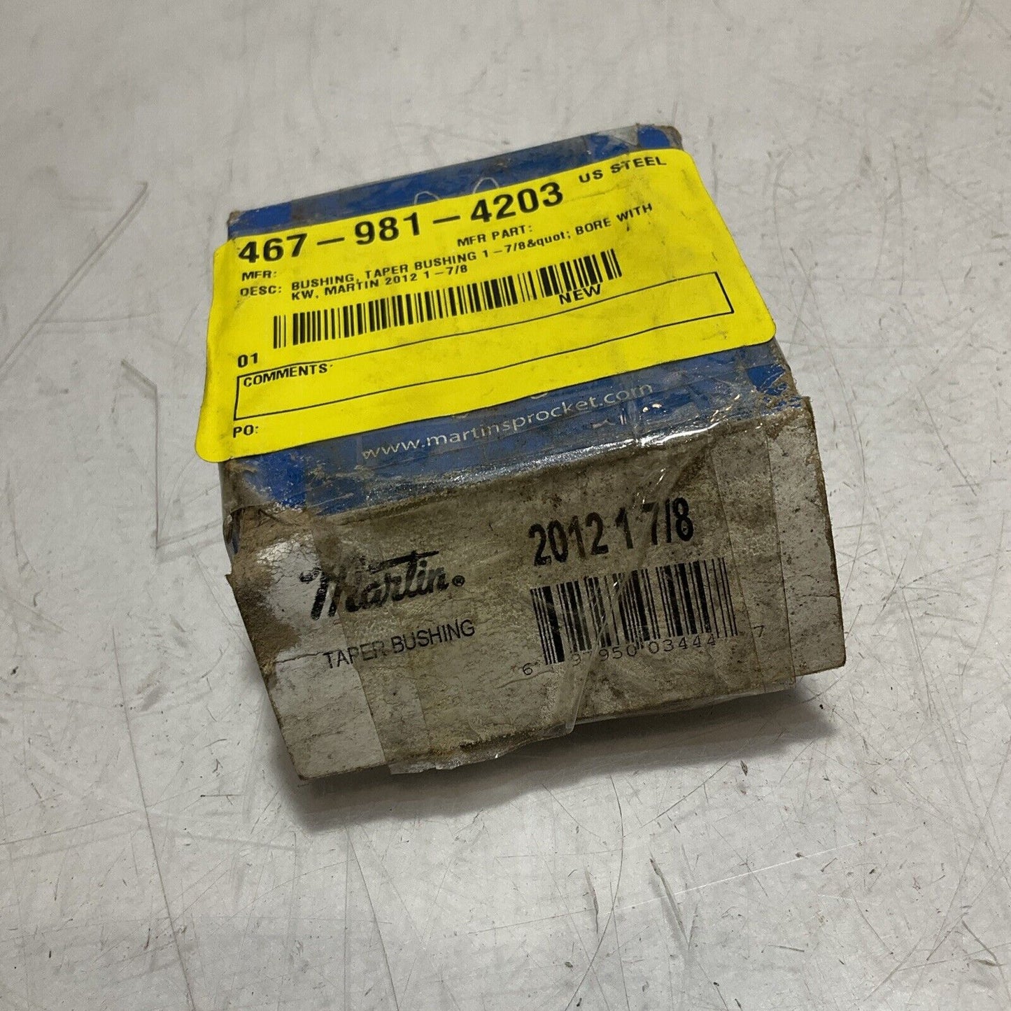 MARTIN 2012 1 7/8  BUSHING  TAPER  222