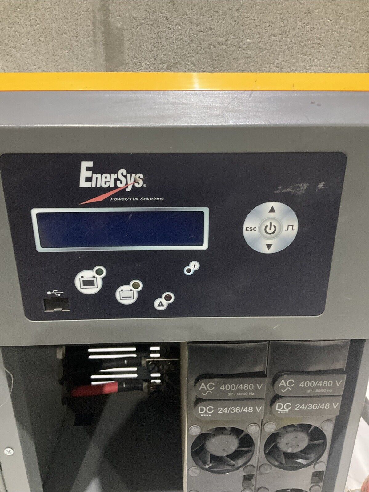 ENERSYS EI3-HL-4Y ENFORCER IMPAQ FORKLIFT L-A BATTERY CHARGER 3PH 480V 50/60 HZ