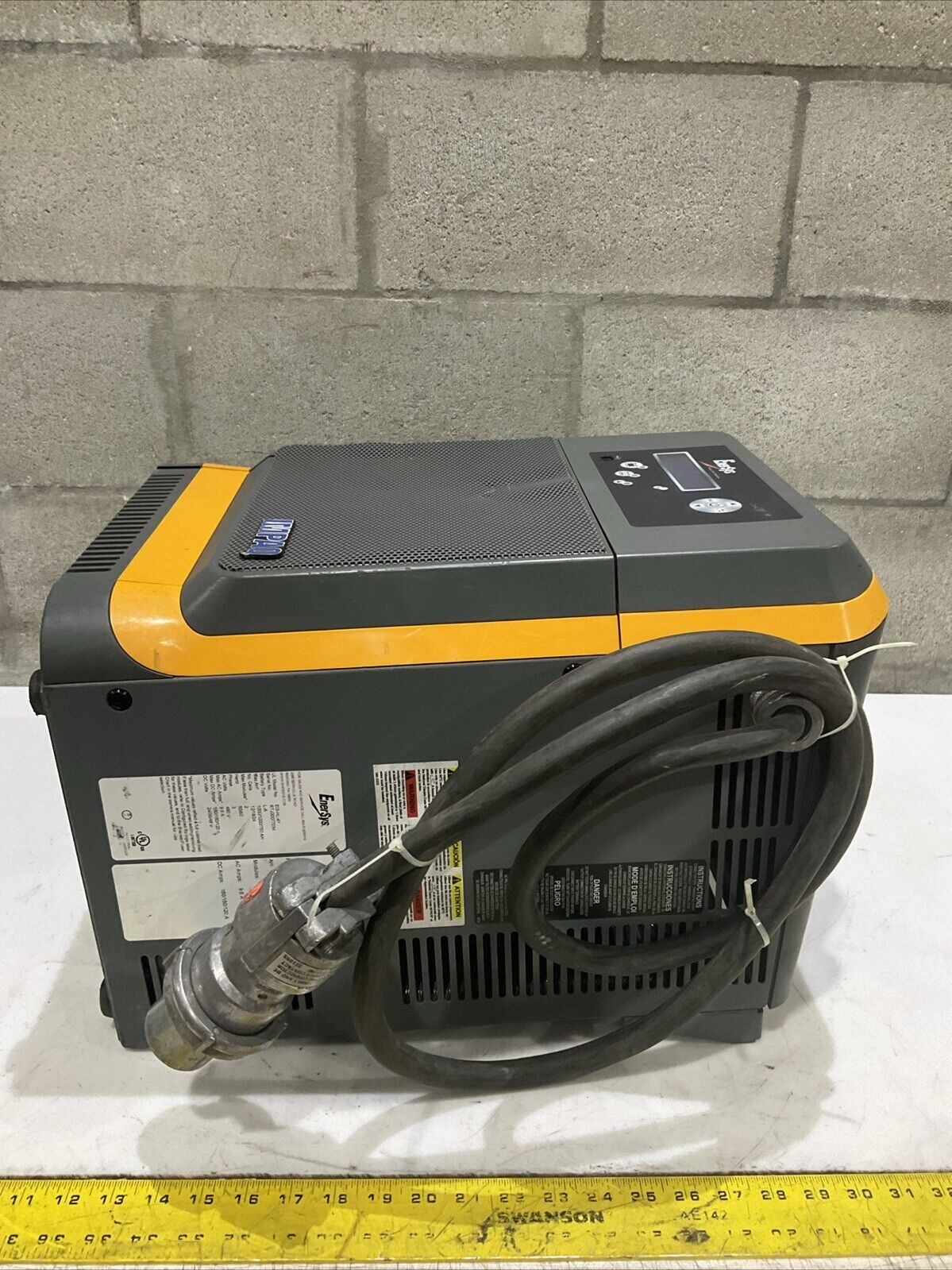 ENERSYS EI3-HL-4Y ENFORCER IMPAQ FORKLIFT L-A BATTERY CHARGER 3PH 480V 50/60 HZ