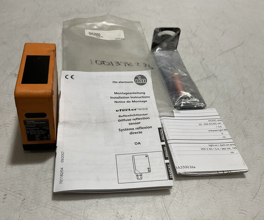 IFM ELECTRONIC OA3500-OAT-FKOA/LS500L  REFLEXLICH DIFFUSE REFLECTION SENSOR  222