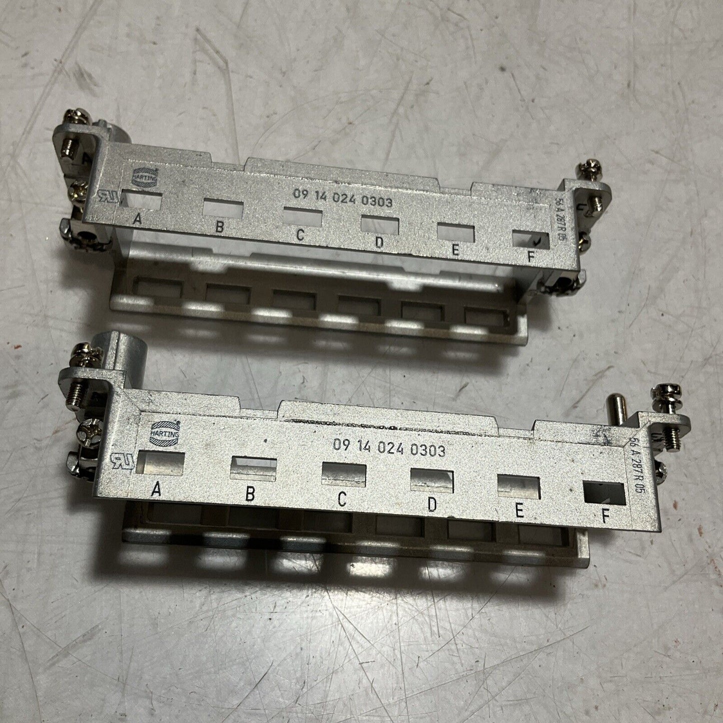 HARTING  09140240303  HAN 24 MOD-RAHMAN  F.GEH.OT  LOT OF 2  222