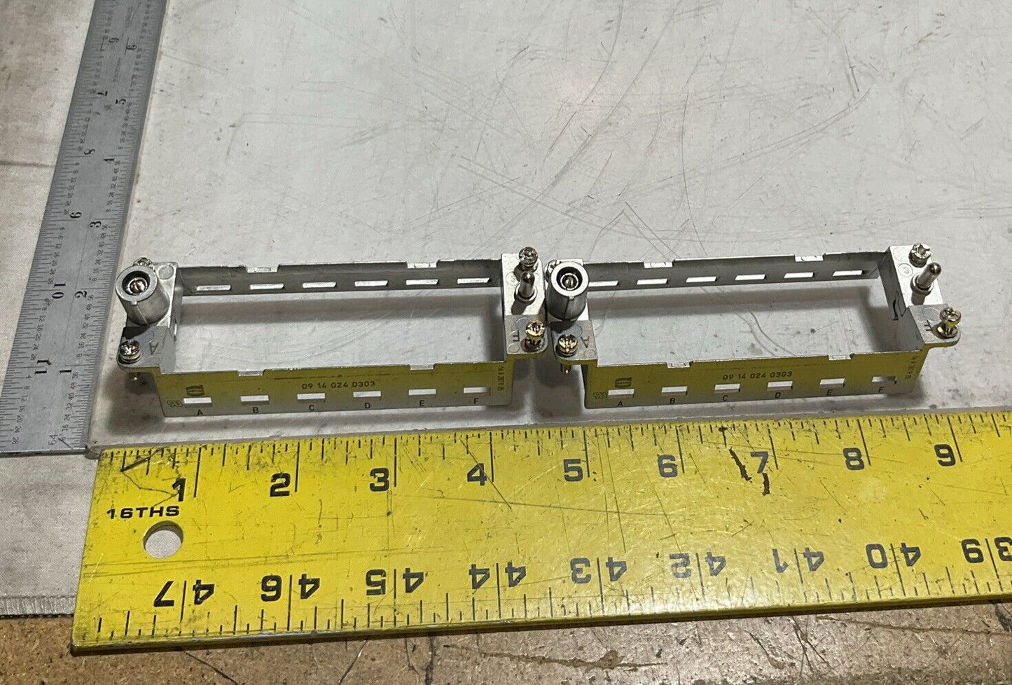 HARTING  09140240303  HAN 24 MOD-RAHMAN  F.GEH.OT  LOT OF 2  222