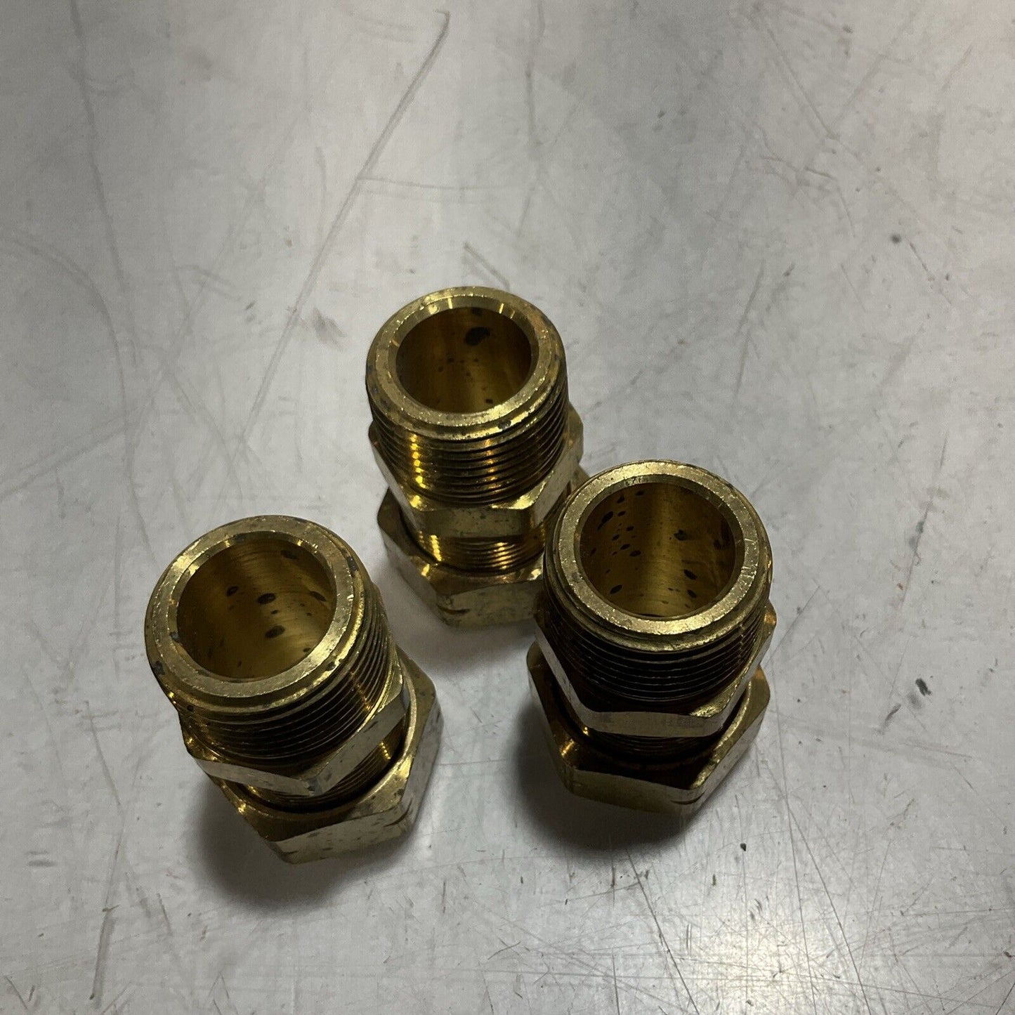 ONE-HYDRAULICS BC-SA-2404-12-12 MALE NPT STRAIGHT OHI ADAPTER  815281 QTY3  U3S