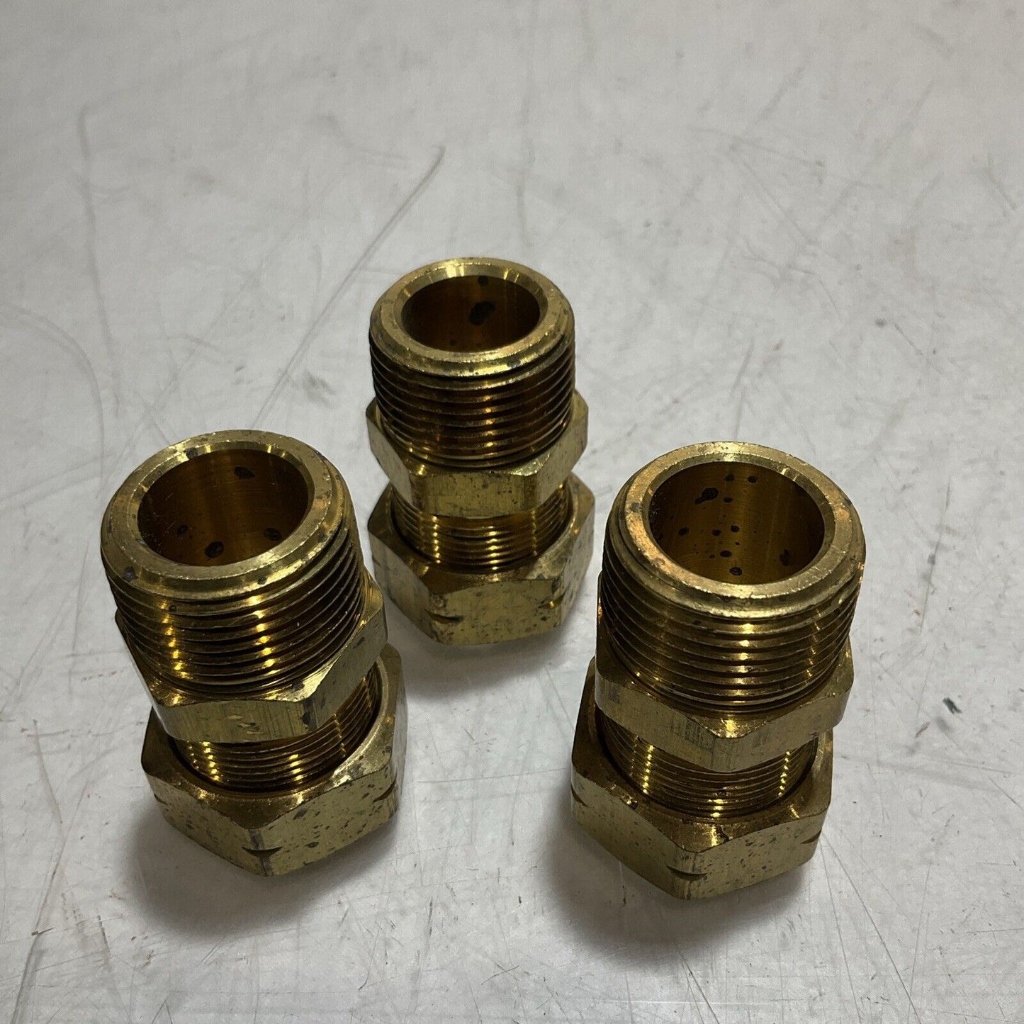 ONE-HYDRAULICS BC-SA-2404-12-12 MALE NPT STRAIGHT OHI ADAPTER  815281 QTY3  U3S