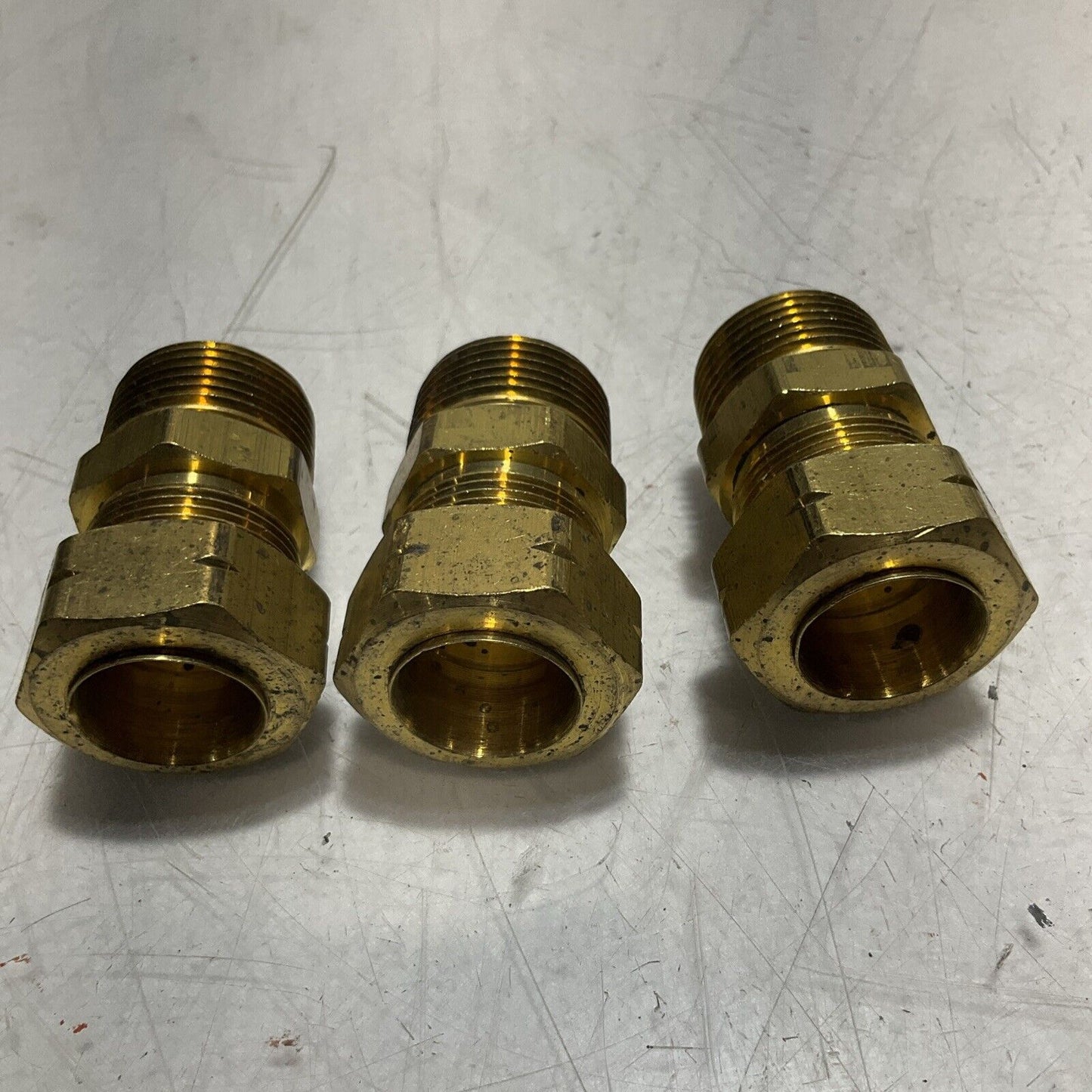 ONE-HYDRAULICS BC-SA-2404-12-12 MALE NPT STRAIGHT OHI ADAPTER  815281 QTY3  U3S