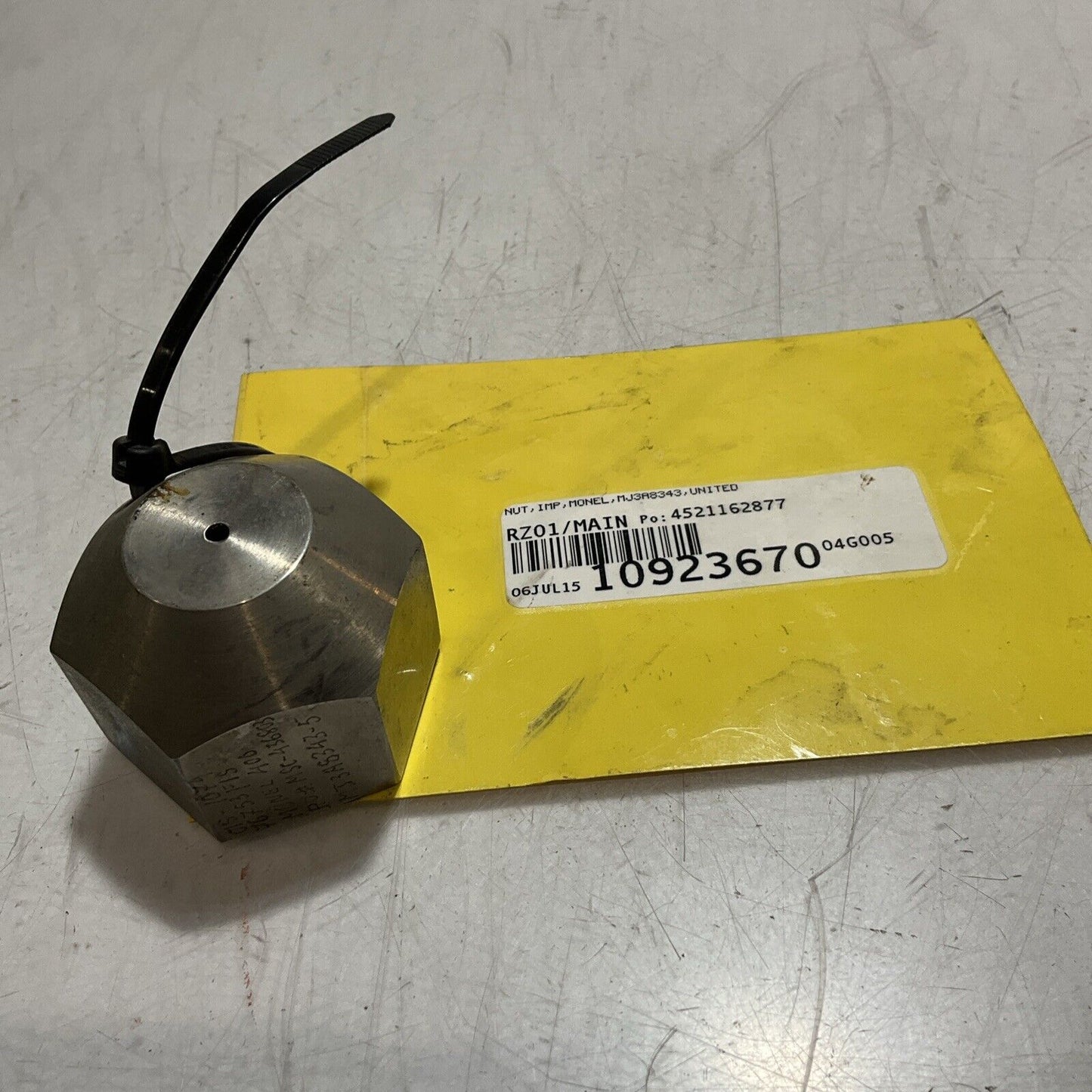 UNITED  MJ3A8343  IMPELLER  BRASS NUT MONEL  U3S