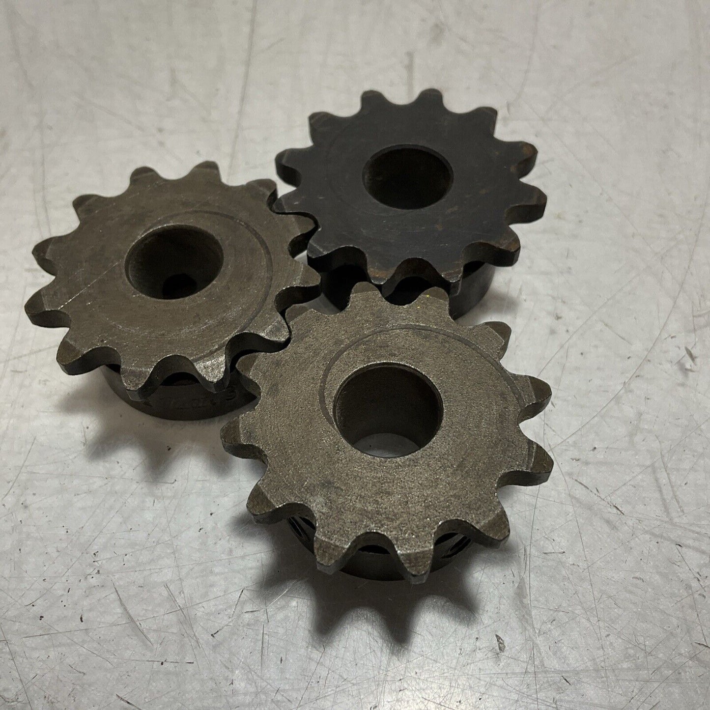 MARTIN 35B12  SIZE 1/2  SINGLE PLAIN ROLLER CHAIN SPROCKET LOT OF 3  678