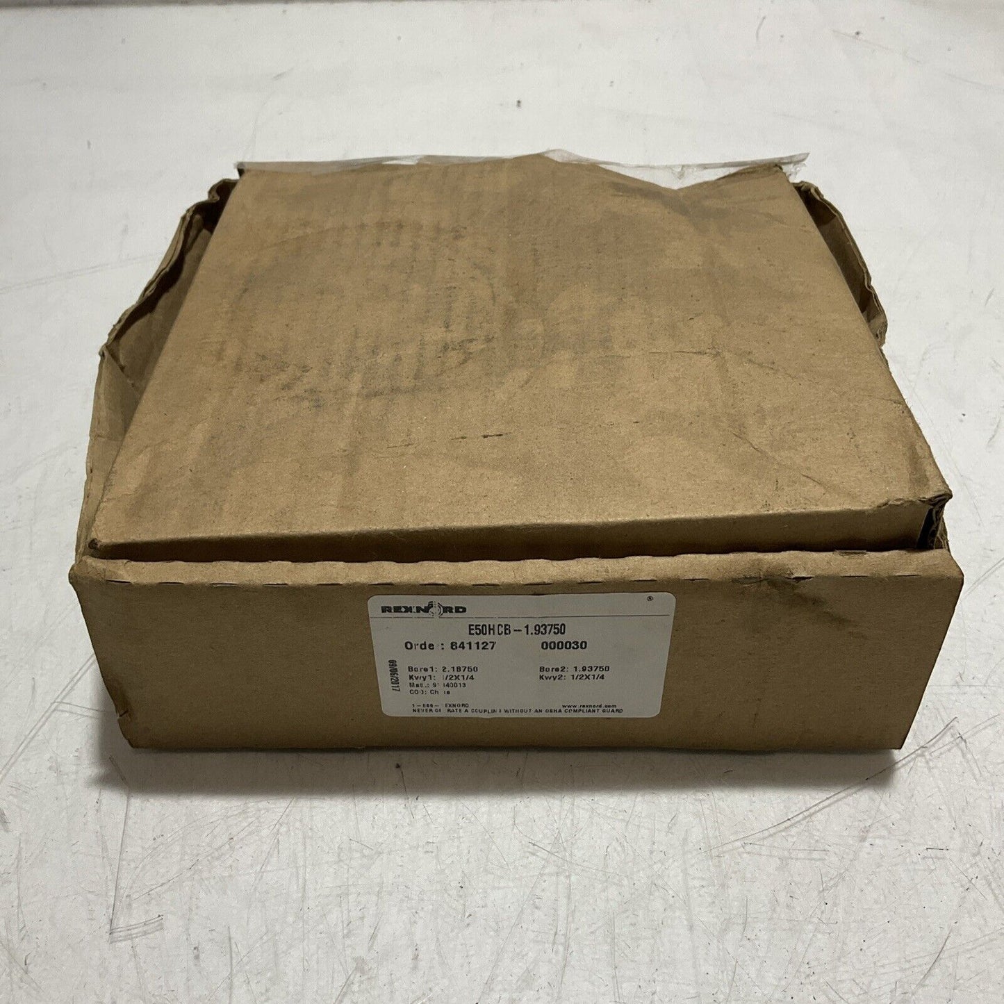 REXNORD OMEGA E50HCB-1.93750 50HRB HUB  GRID COUPLING  U3S