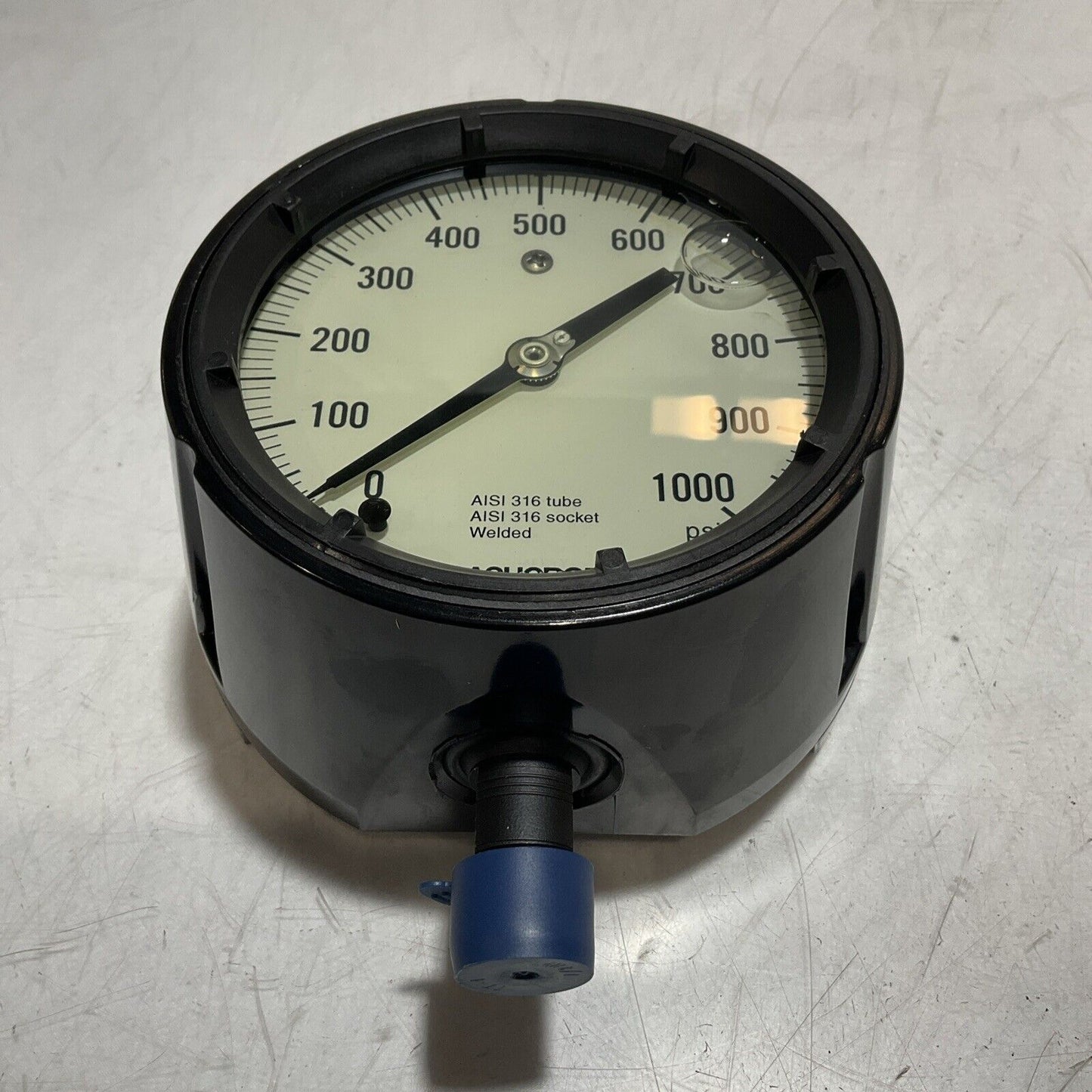 ASHCROFT 45-1279-SSL-04L-1000 DURAGAUGE PRESSURE GAUGE AISI316 SOCKET WELDED U3S