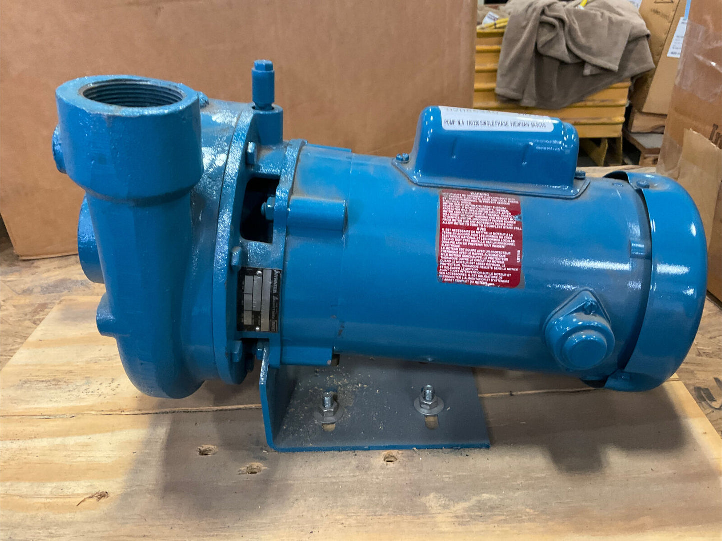 WEINMAN 6AC-5S24 BALDOR RELIANCE JL3504A THERMALLY PROTECTED MOTOR PUMP 373