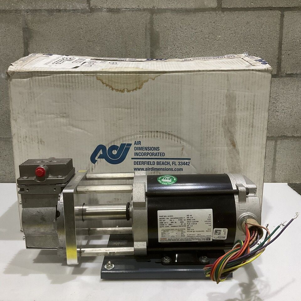 AIR DIMENSIONS INC DIA-VAC R151-FT-RA1-E PUMP C12310844 A13022 60HZ 1725 RPM 373