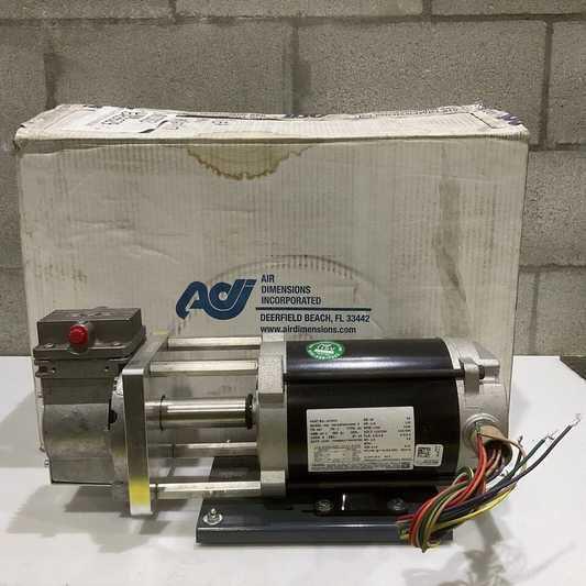 AIR DIMENSIONS INC DIA-VAC R151-FT-RA1-E PUMP C12310844 A13022 60HZ 1725 RPM 373