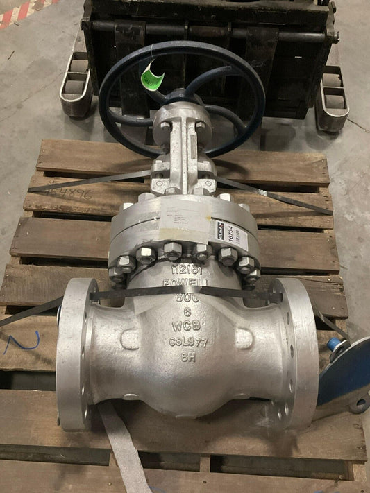 POWELL VALVES 6003FC8GXXX GLOBE GATE VALVE B16.34 CL 600LB CR18 97A8 1480 PSI