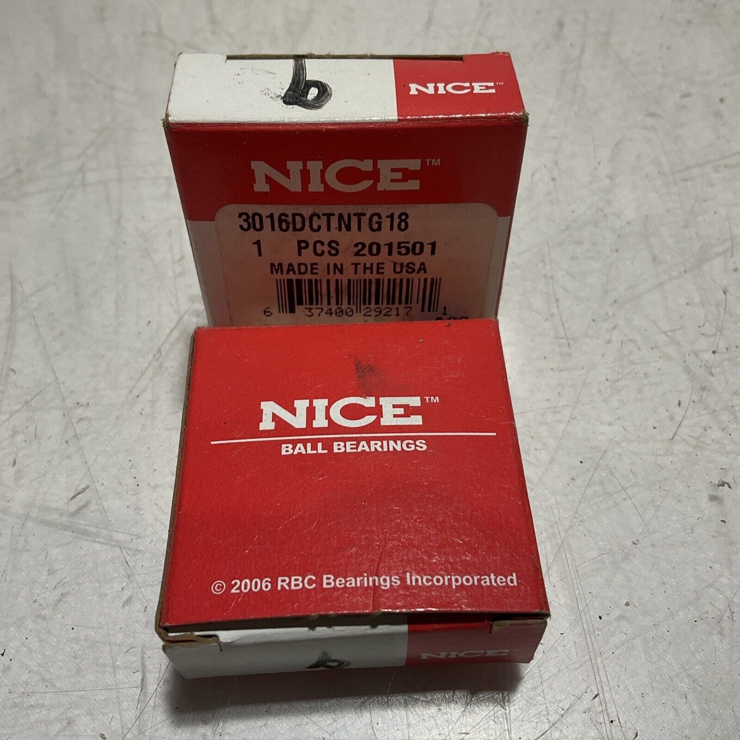 RBC BEARINGS NICE 3016DCTNTG18 DEEP GROOVE BALL BEARING LOT  OF 2  678