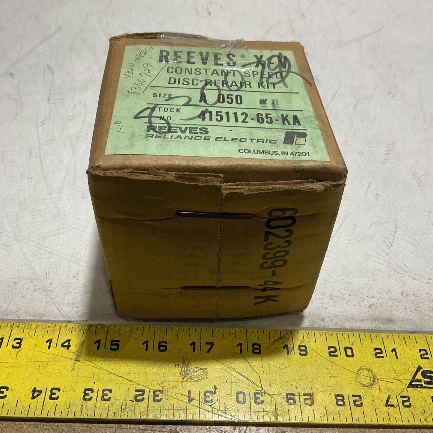 REEVES RELIANCE ELECTRIC  X-V A 050 415112-65-KA CONSTANT SPEED REPAIR DISC  373