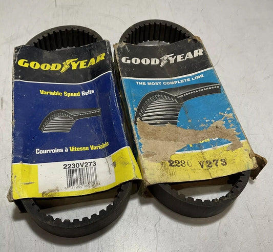 GOOD YEAR  2230V273  VARIABLE  SPEED BELT LOT OF 2  U3S