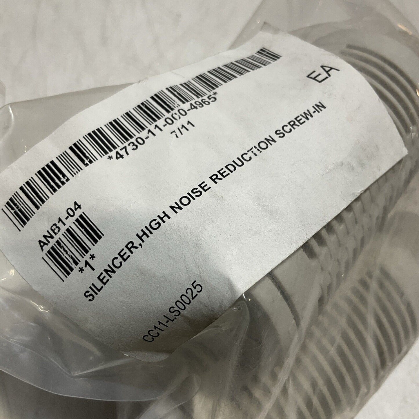 SMC ANB1-04 HIGH NOISE REDUCTION SCREW-IN SILENCER LOT OF 3 U3S