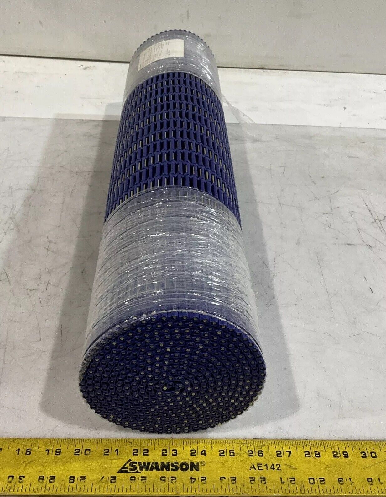 HABASIT  M0885  FLUSH GRID ACETAL BLUE BELT WITH  26.0IN X LENGTH 10.00FT  U3S