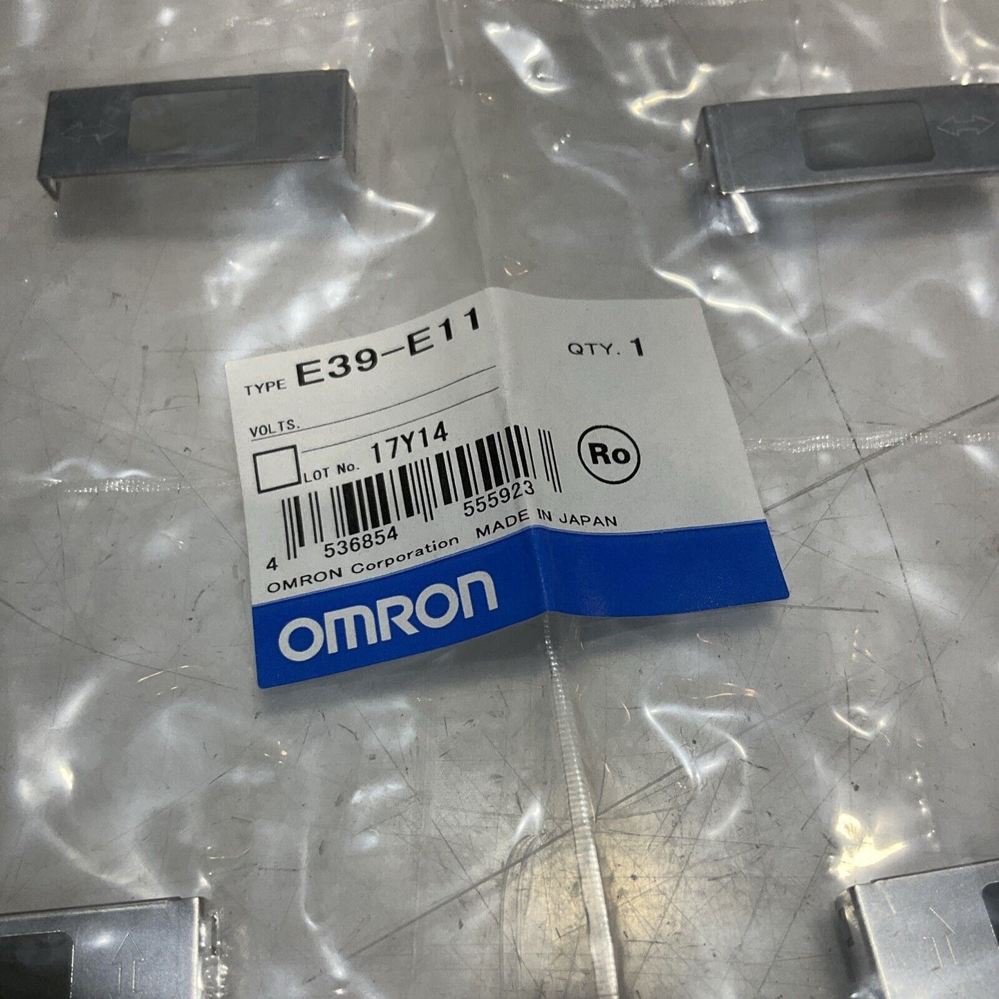 OMRON  E39-E11 PHOTOELECTRIC SENSOR MUTUAL INTERFERENCE RECEIVER SET  QTY 4 U3S