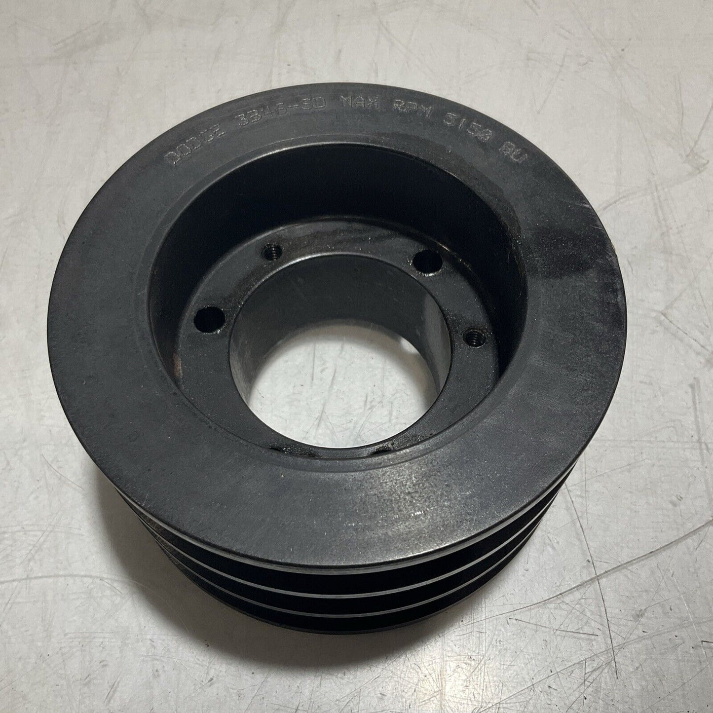 BALDOR-DODGE  3B46SD  V-BELT  PULLEY QD SHEAVE WITH THREE GROOVE U3S