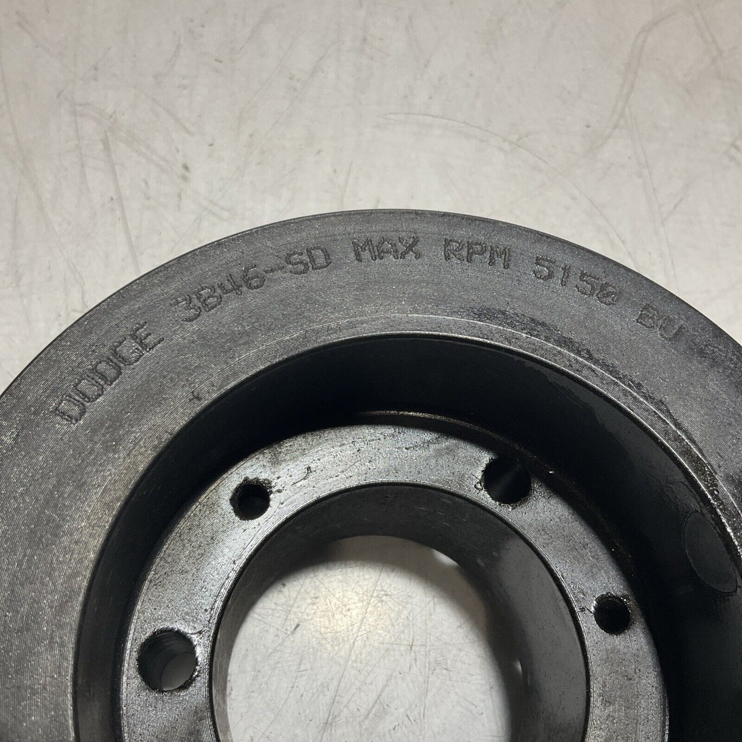 BALDOR-DODGE  3B46SD  V-BELT  PULLEY QD SHEAVE WITH THREE GROOVE U3S