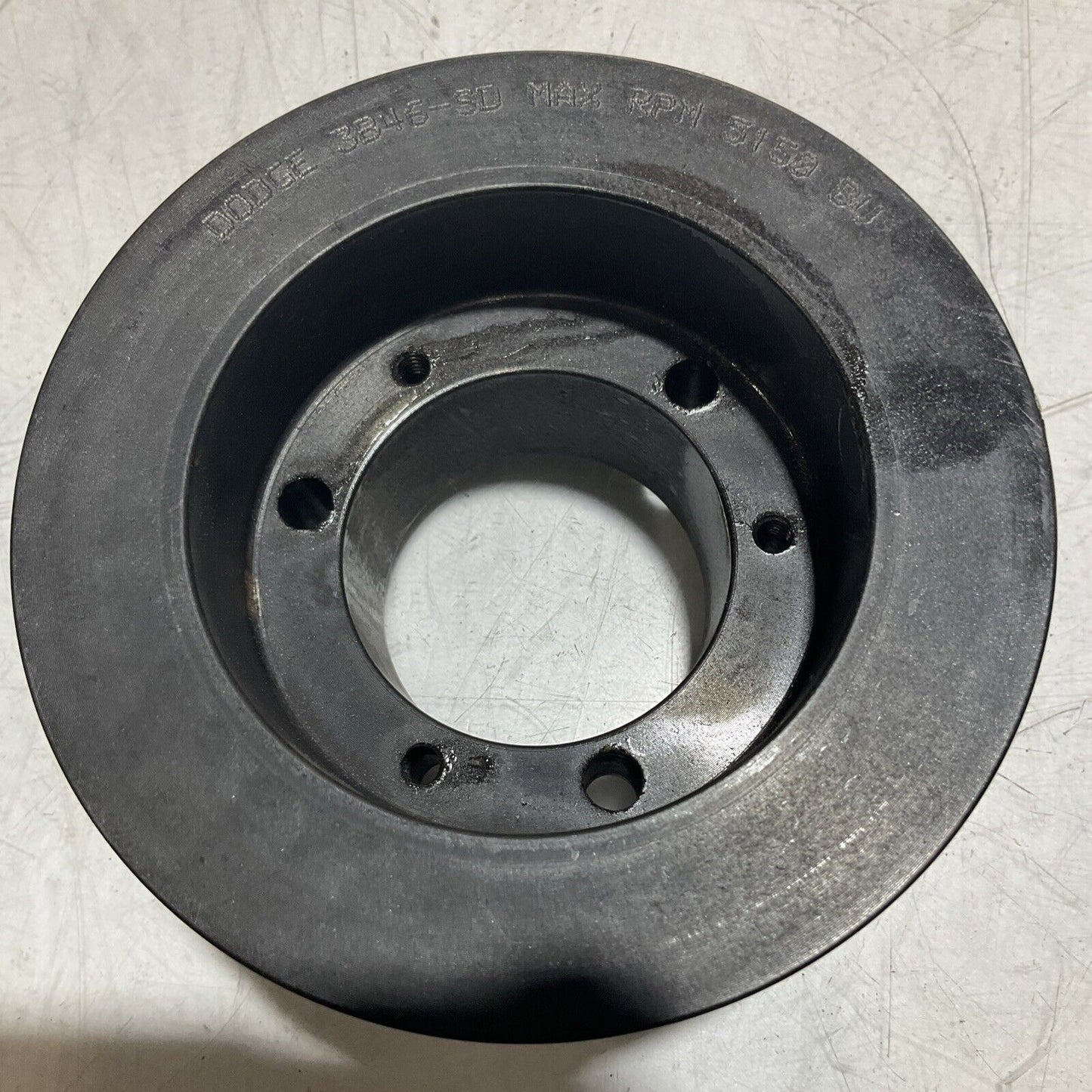 BALDOR-DODGE  3B46SD  V-BELT  PULLEY QD SHEAVE WITH THREE GROOVE U3S