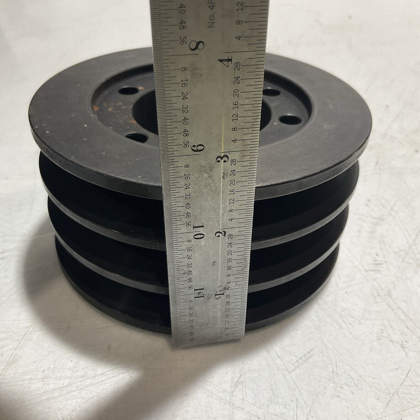 BALDOR-DODGE  3B46SD  V-BELT  PULLEY QD SHEAVE WITH THREE GROOVE U3S