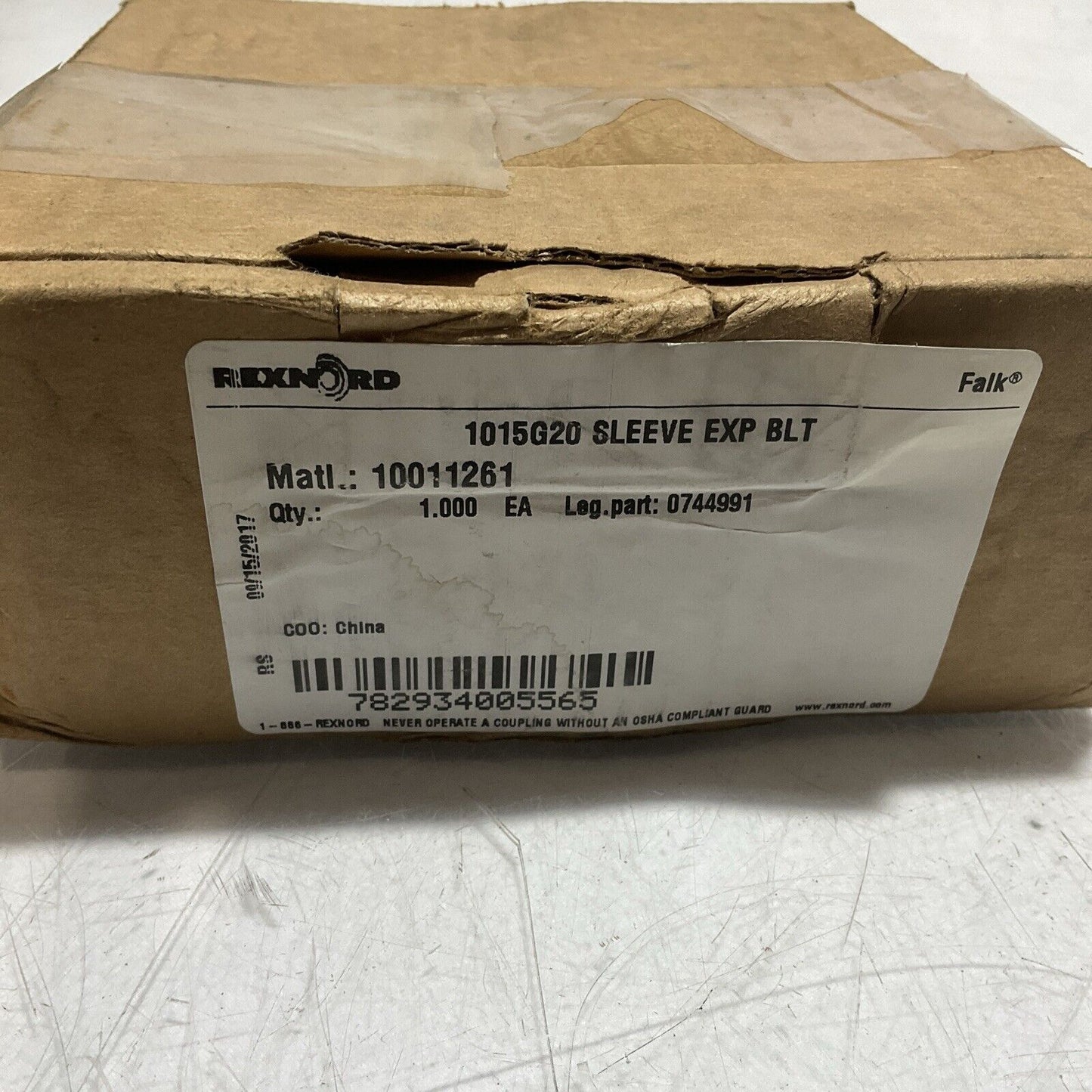 REXNORD 10011261 - 1015G20  SLEEVE  EXP BOLT  U3S