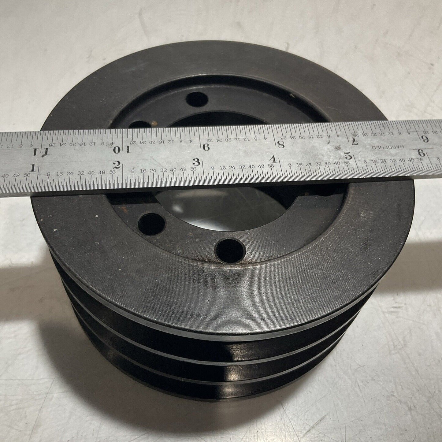 BALDOR-DODGE  3B46SD  V-BELT  PULLEY QD SHEAVE WITH THREE GROOVE U3S