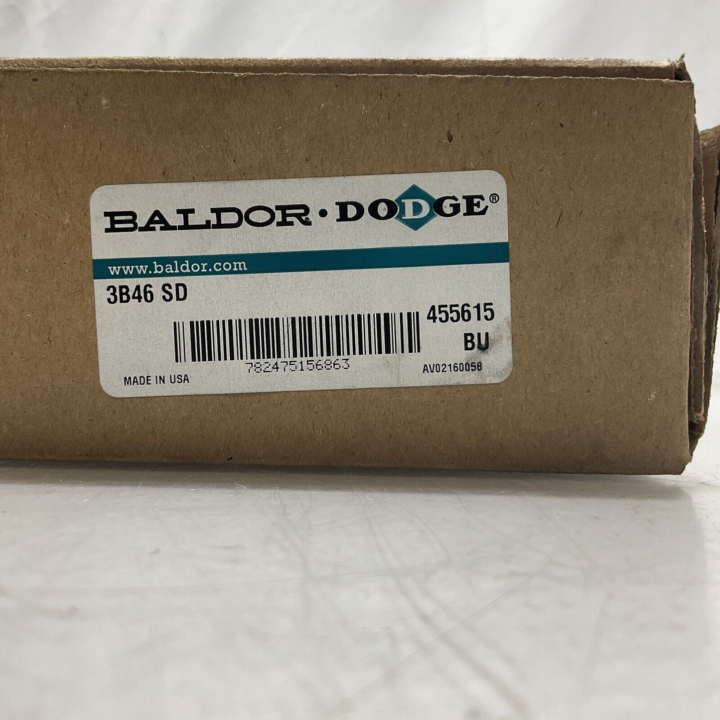 BALDOR-DODGE  3B46SD  V-BELT  PULLEY QD SHEAVE WITH THREE GROOVE U3S