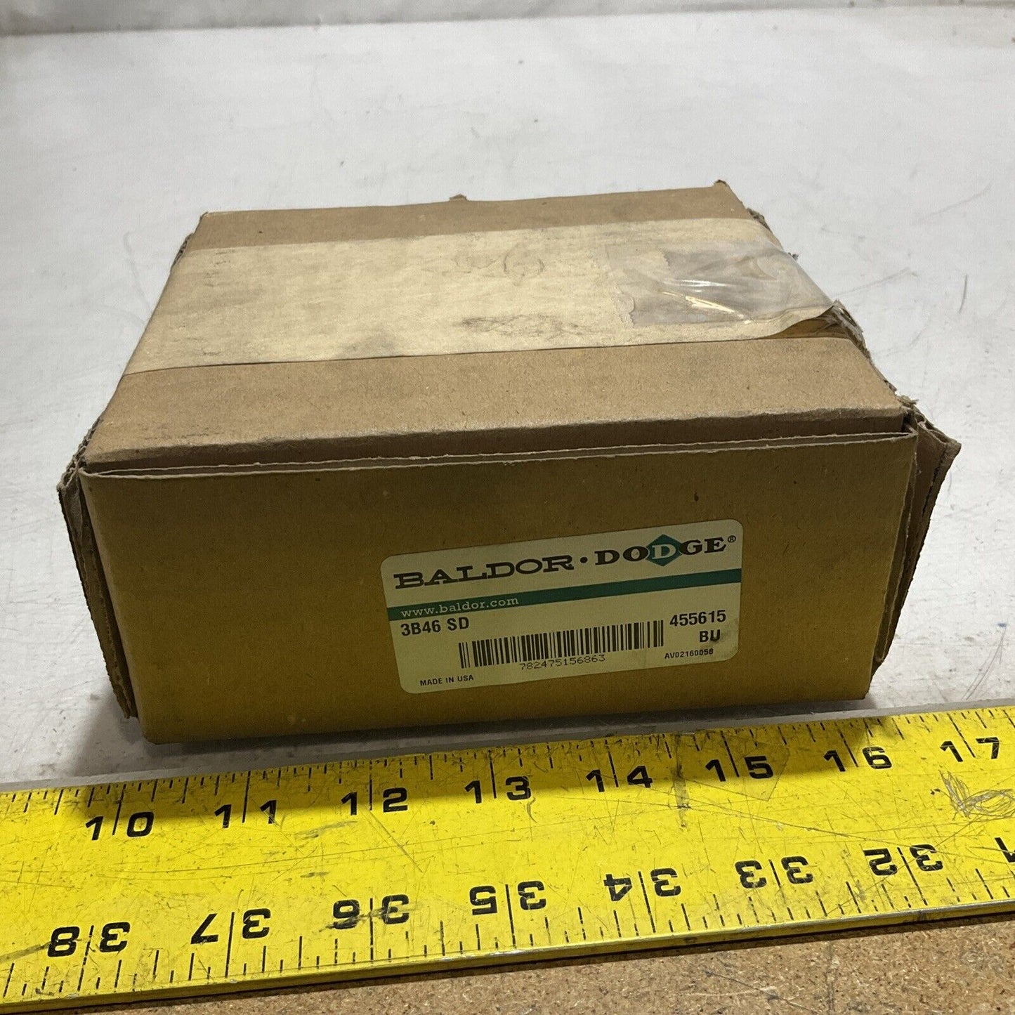 BALDOR-DODGE  3B46SD  V-BELT  PULLEY QD SHEAVE WITH THREE GROOVE U3S