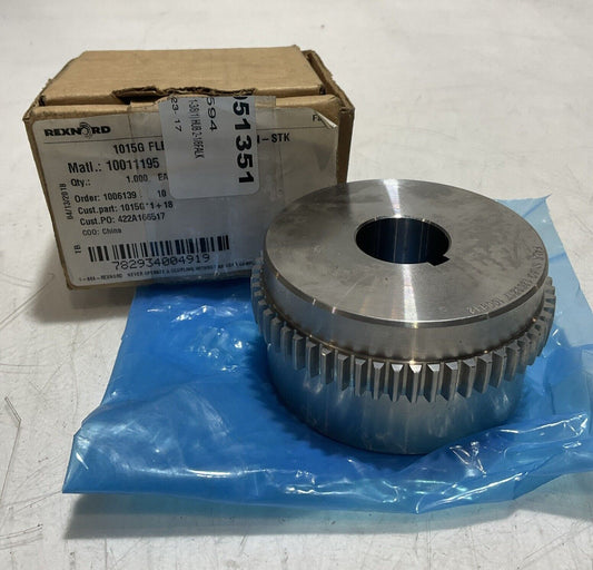 REXNORD 10011195 1015G HUBS -FLEX GEAR  COUPLING PART U3S