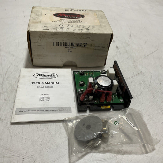 MINARIK DRIVES  XP05-115AC DC MOTOR CONTROL CIRCUIT BREAKER  U3S