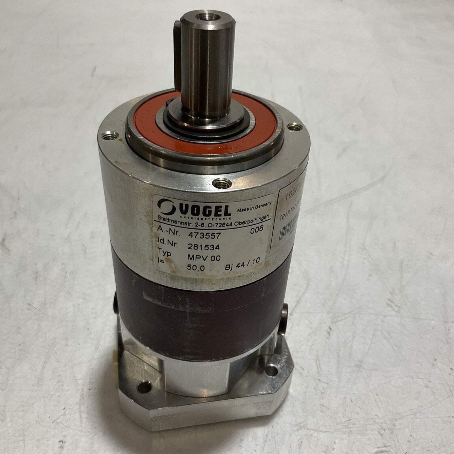 VOGEL MPV00 473557 281534 GEAR REDUCER 50,0 U3S