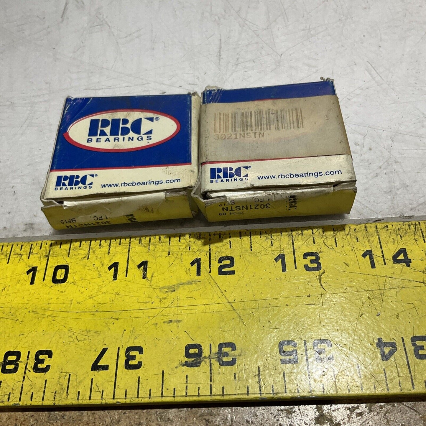 RBC BEARINGS 3021NSTN NICE  BALL BEARINGS  LOT OF 2  678-U3S