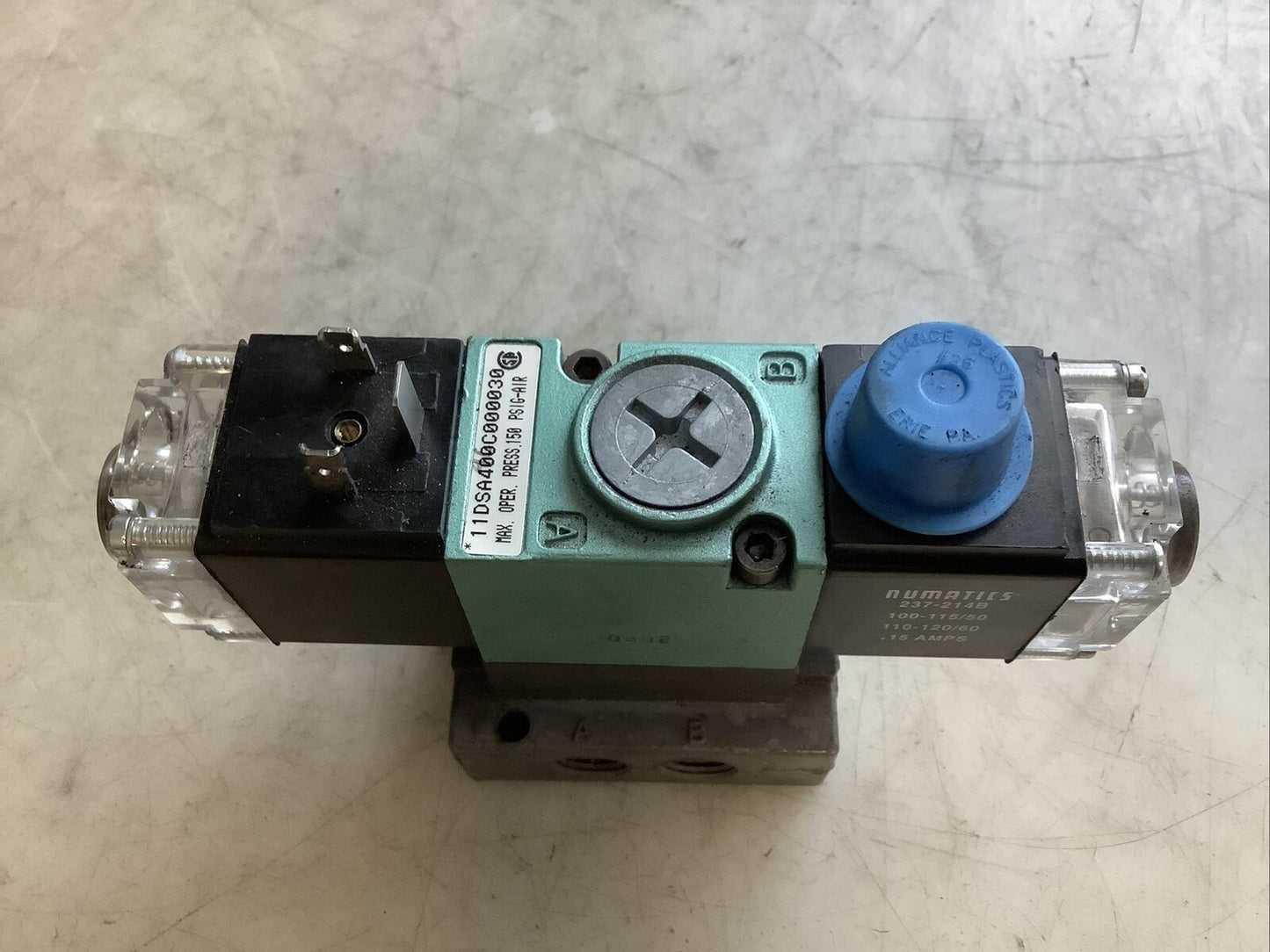 NUMATICS 11DSA400C000030 SOLENOID CONTROL VALVE 476