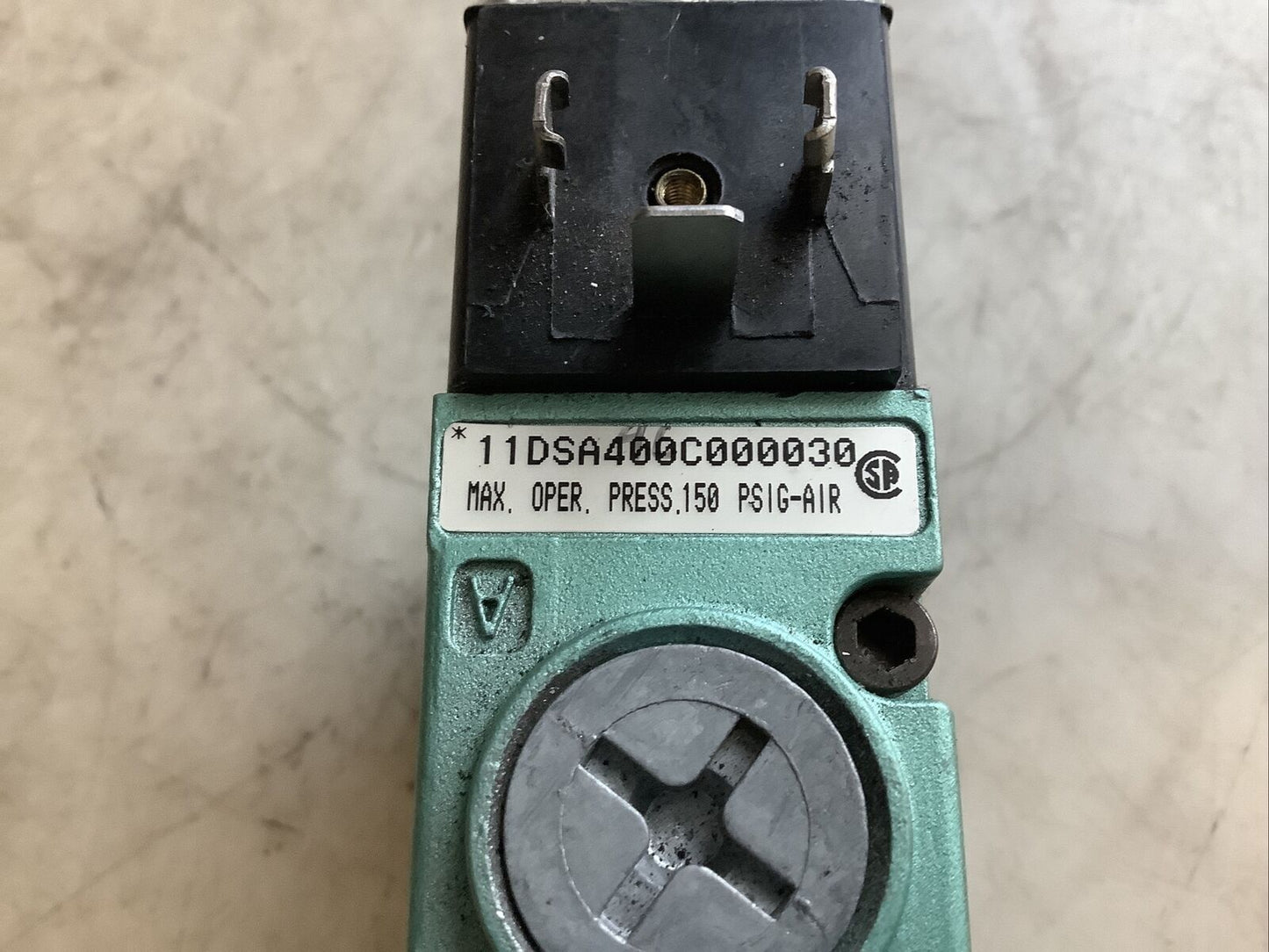 NUMATICS 11DSA400C000030 SOLENOID CONTROL VALVE 476