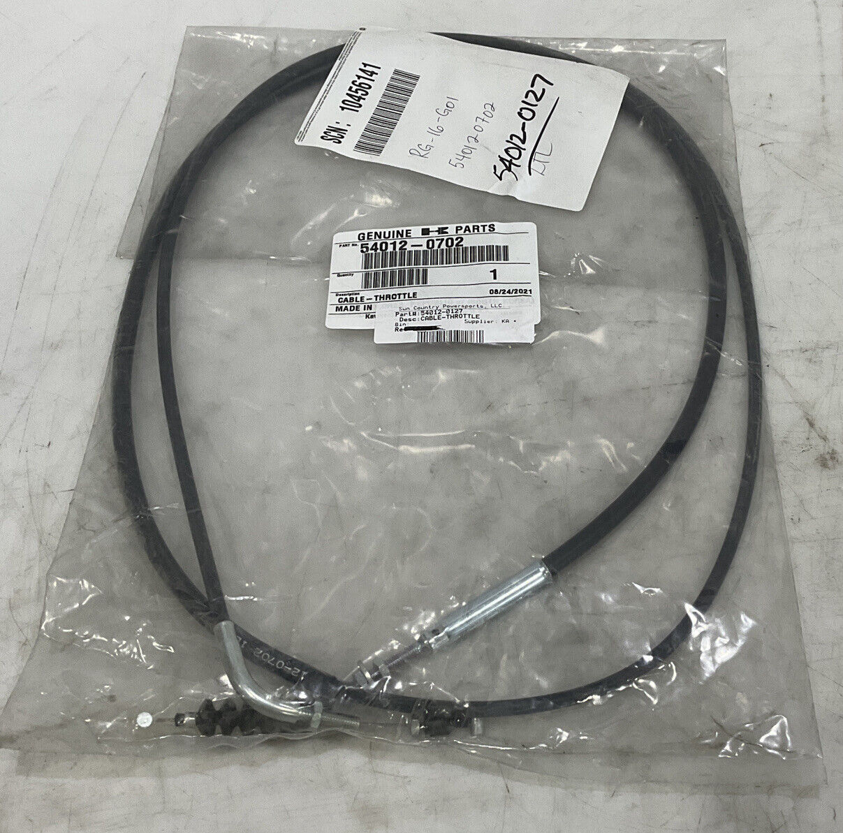 KAWASAKI OEM 54012-0702 THROTTLE CABLE 476