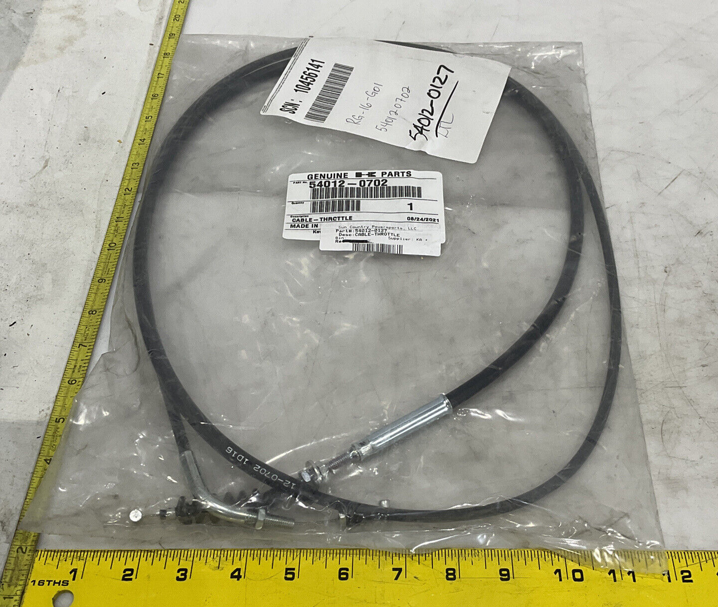 KAWASAKI OEM 54012-0702 THROTTLE CABLE 476