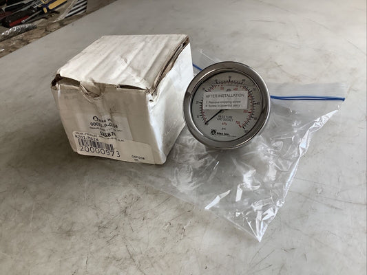 BLAC 00011-P-0104 S25874 PRESSURE GAUGE 2-1/2IN FACE 0-100PSI 678