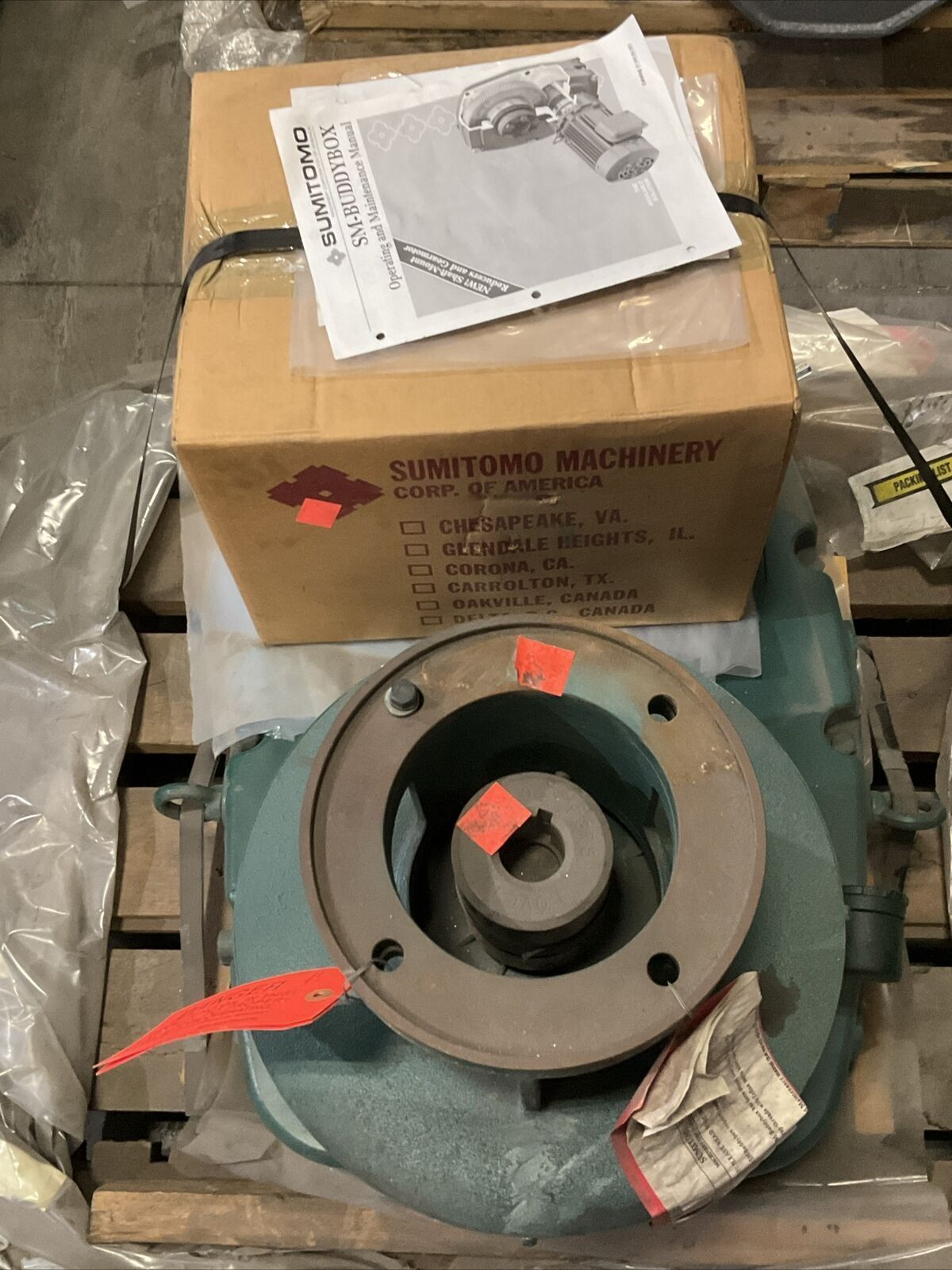 SUMITOMO GHYJ E3170 T SM-BUDDYBOX 1750 RPM 154 RATIO U3S