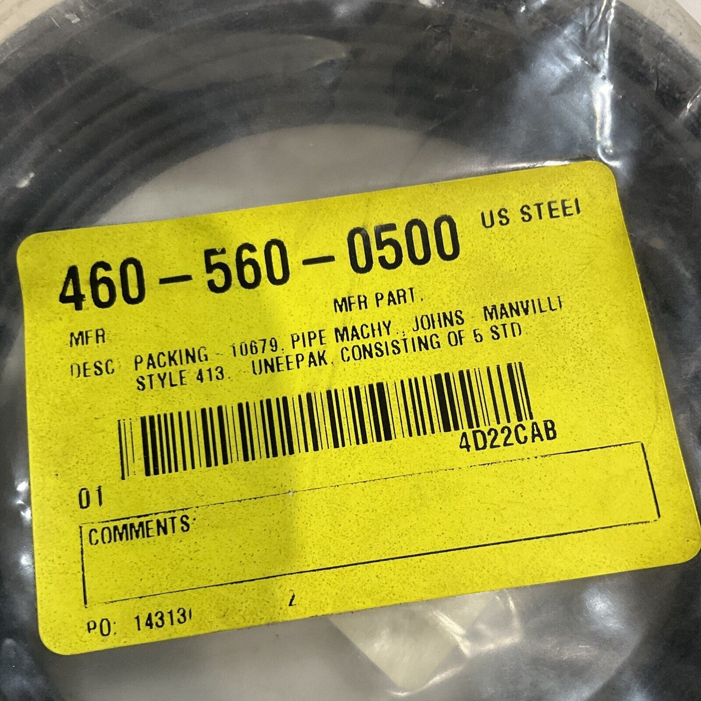 ROTASERV  460-560-0500 4D22CAB PACKING RING 222-U3S