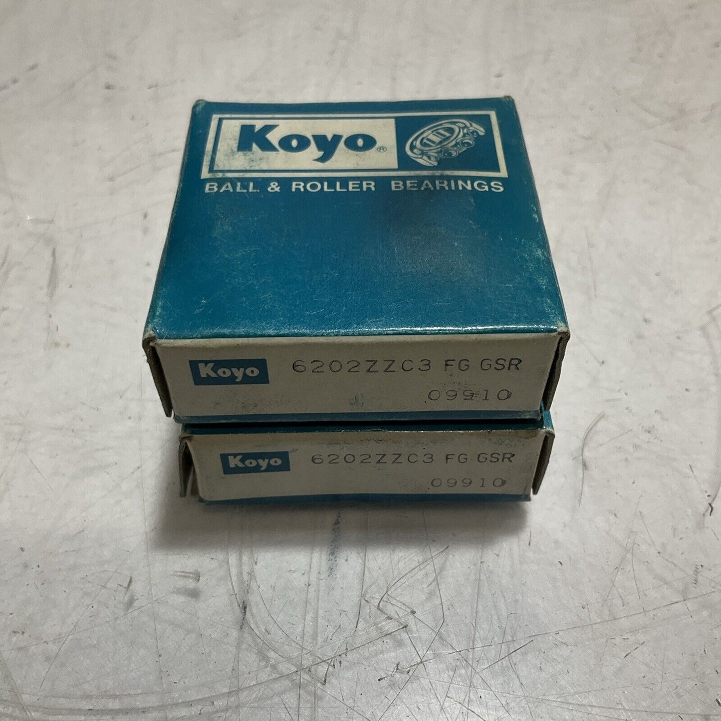 KOYO  6202ZZC3-FGGSR DEEP GROVE  BALL BEARING LOT OF 2  U3S