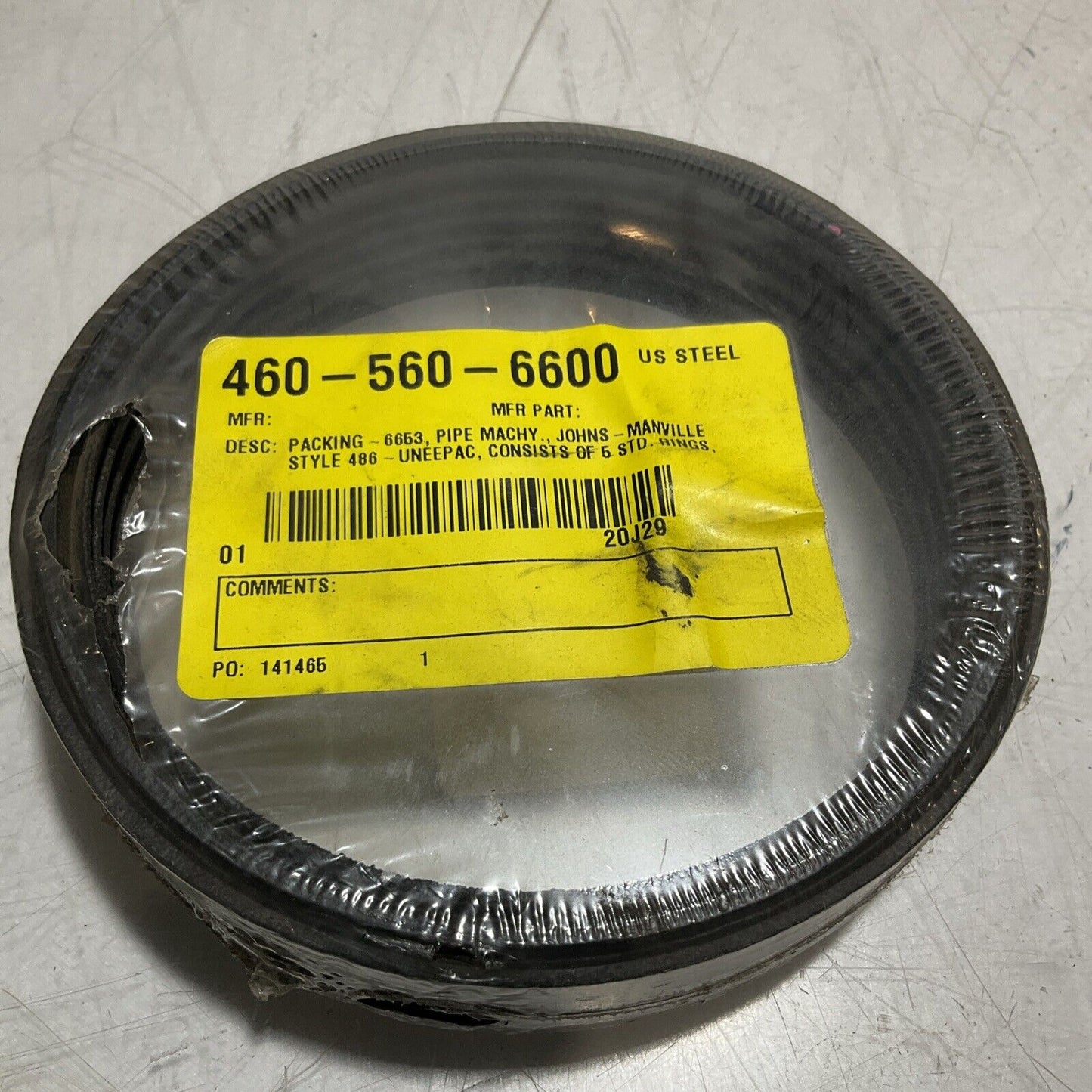 ROTASERV 460-560-6600 20J29 PACKING RING 4.5" 222-U3S