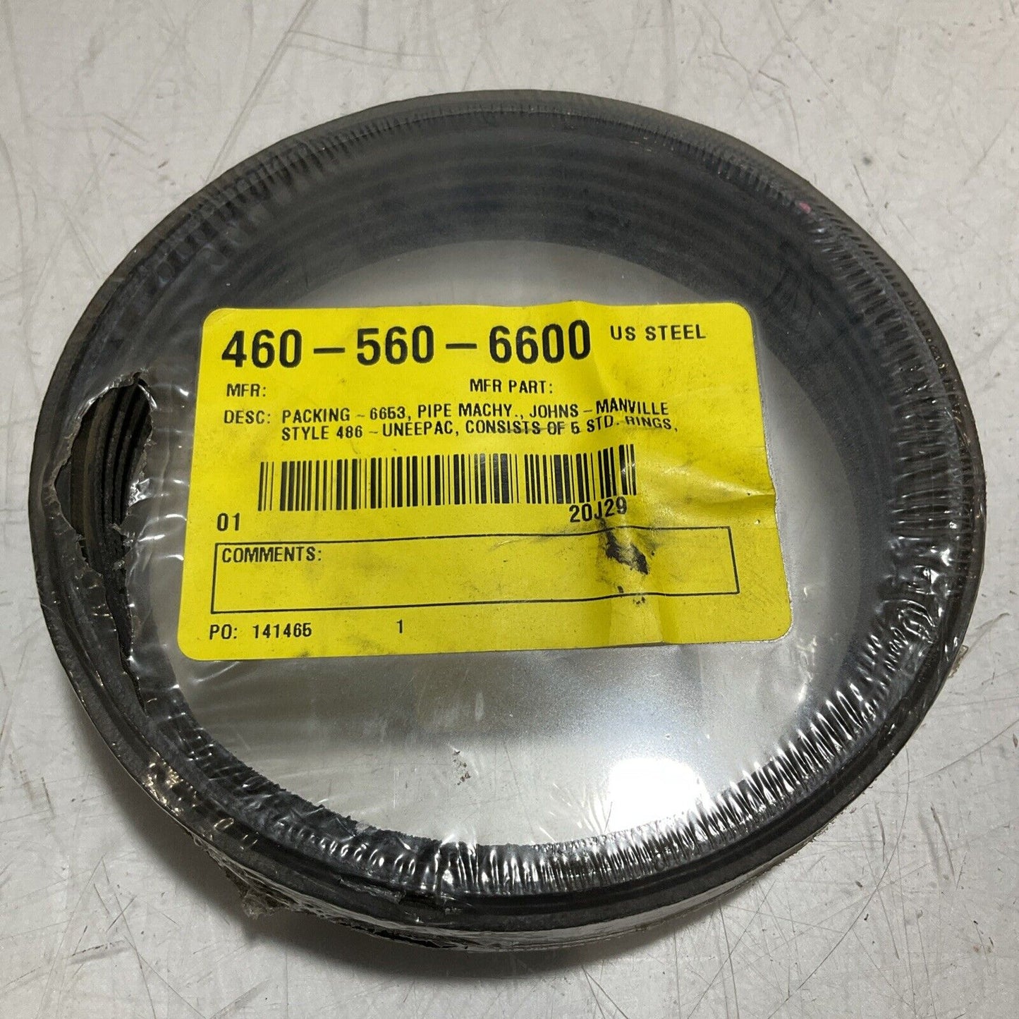 ROTASERV 460-560-6600 20J29 PACKING RING 4.5" 222-U3S