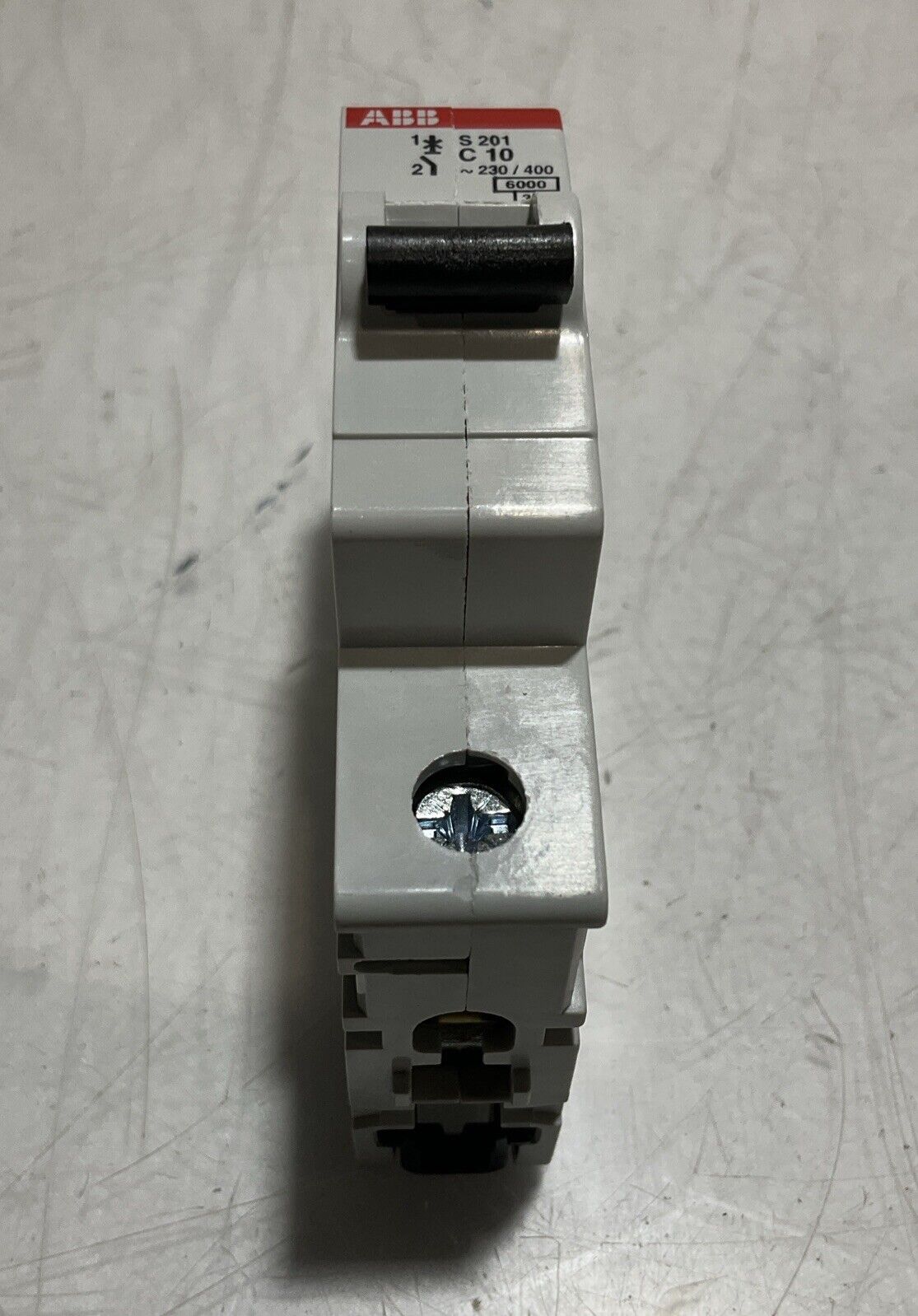ABB S201-C10   1POLE 10A  CIRCUIT BREAKER  THERMAL  MAG  U3S