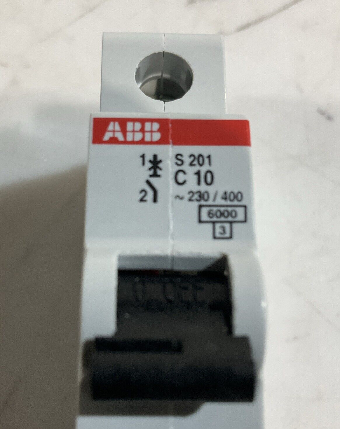 ABB S201-C10   1POLE 10A  CIRCUIT BREAKER  THERMAL  MAG  U3S