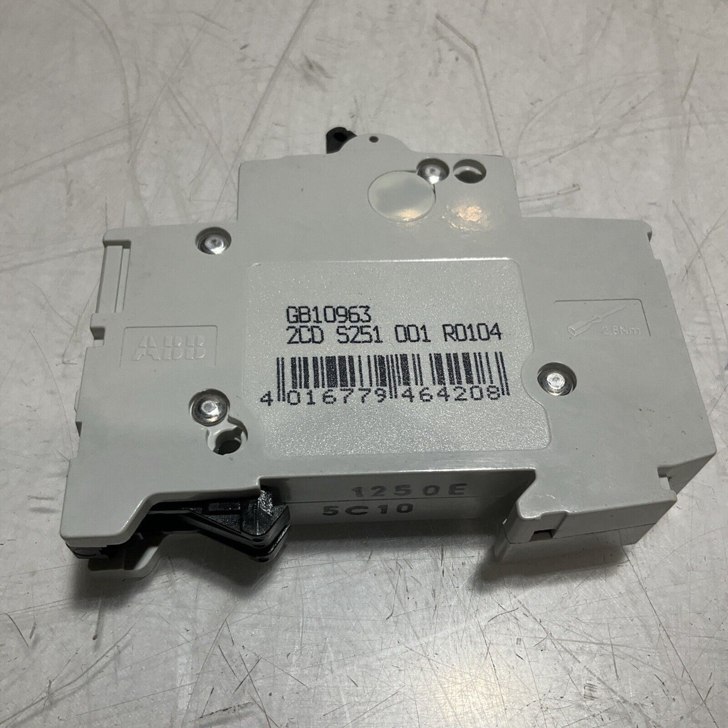 ABB S201-C10   1POLE 10A  CIRCUIT BREAKER  THERMAL  MAG  U3S